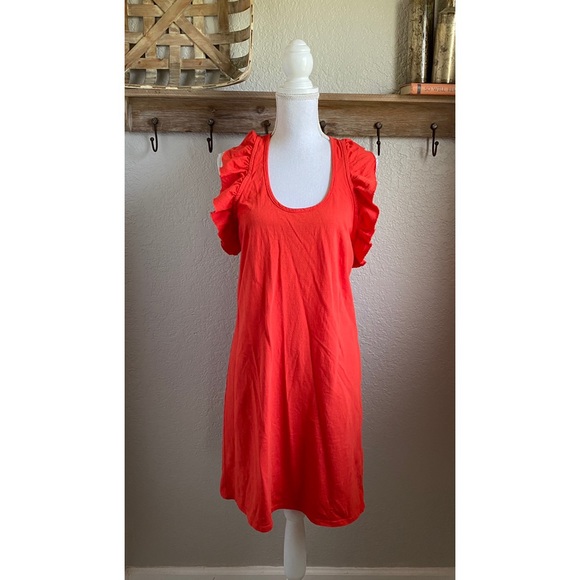 Current/Elliott Dresses & Skirts - Current Elliot Cadence Dress Red Ruffle NEW